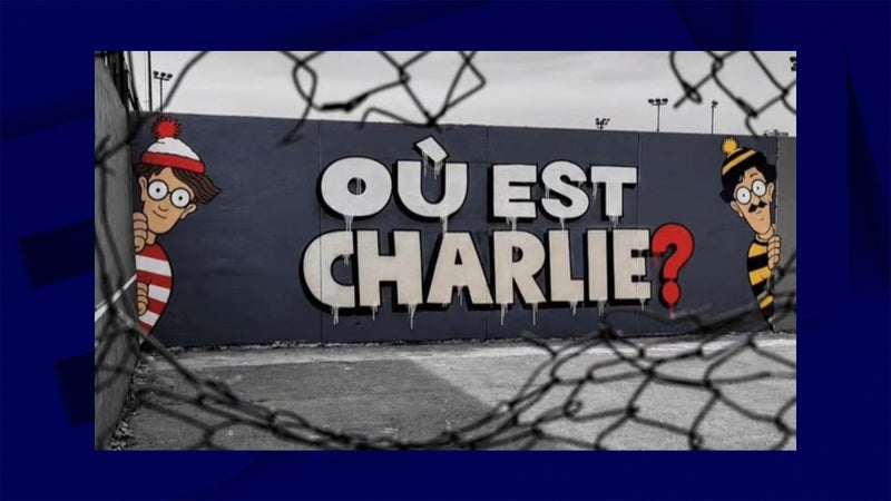 Besançon: un artiste censuré par la mairie réalise une nouvelle fresque prônant l'esprit "Charlie"