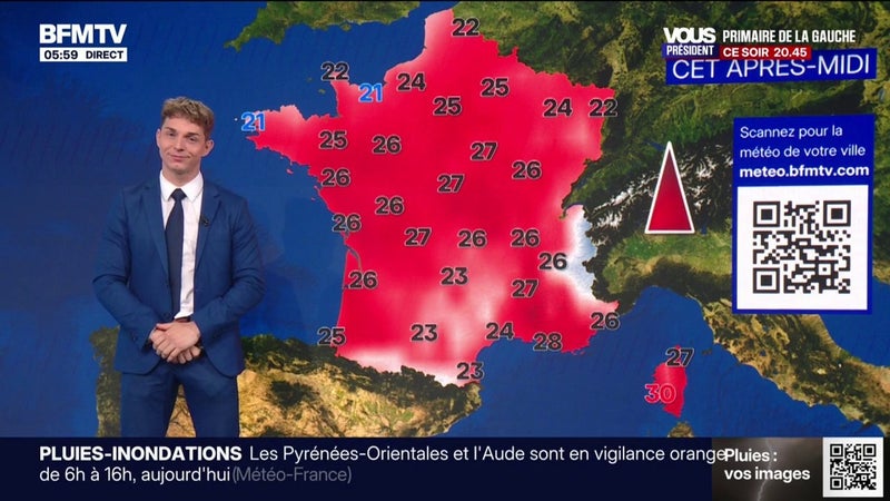 Des pluies localement soutenues dans le sud, du soleil sur le reste du pays: la météo de ce dimanche 4 octobre