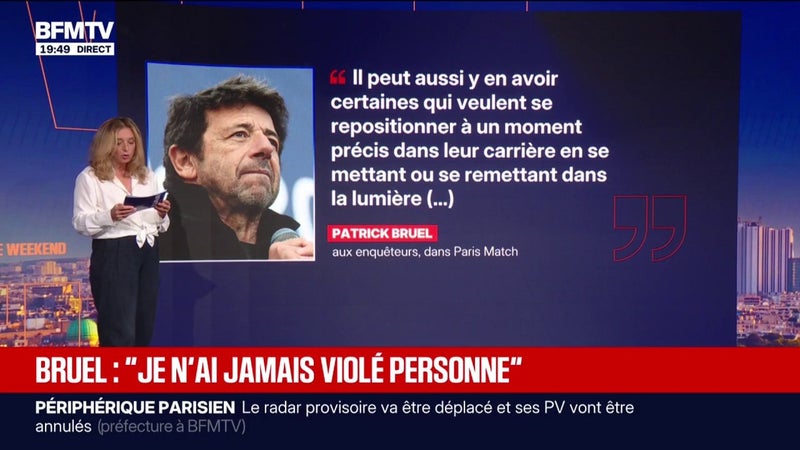 LES ÉCLAIREURS - Les déclarations de Patrick Bruel aux enquêteurs