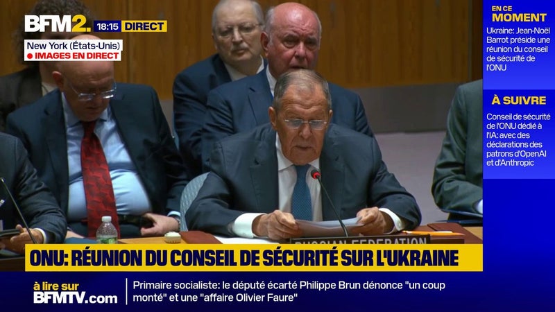 Guerre en Ukraine: "Nous ne ferons pas de trêve", déclare Sergueï Lavrov, ministre russe des Affaires étrangères