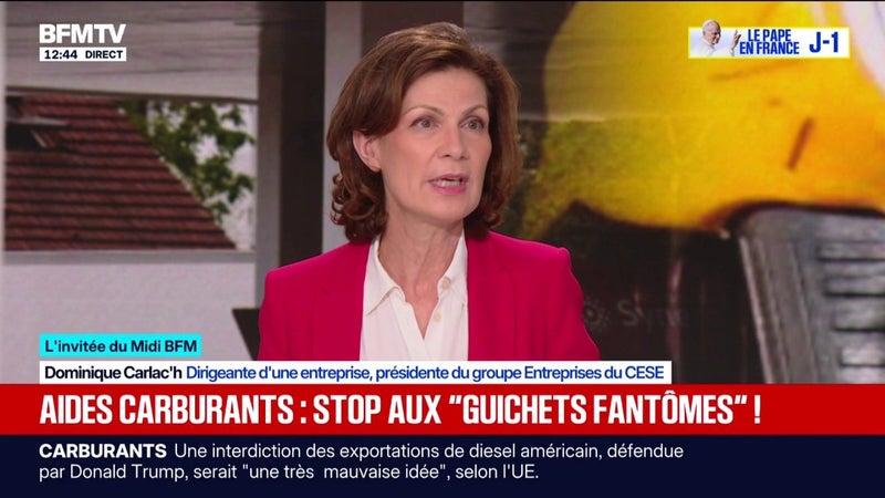 Petits arrêts maladie: "Je pense qu'on peut tous faire des efforts", soutient Dominique Carlac'h, dirigeante d'une entreprise et membre du Medef