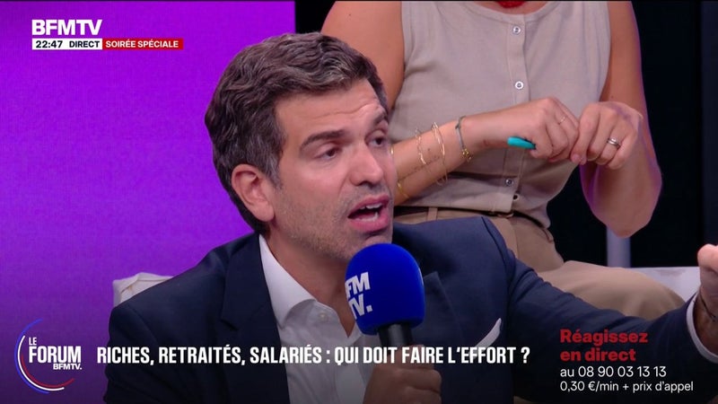 FORUM BFMTV - Retraites: "Si on ne change pas ce système, ceux qui vont continuer à être compressés, ce sont les actifs", estime Jonas Haddad, porte-parole adjoint Les Républicains