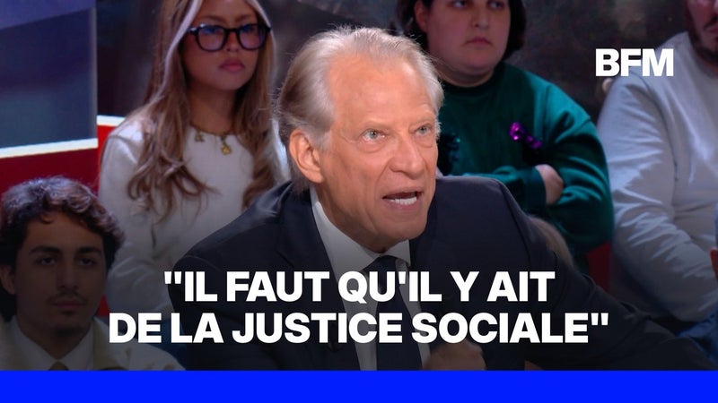 Colère sociale: "Nous sommes dans un pays d'inégalités et les Français ne le supportent plus", estime Dominique de Villepin