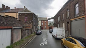 Rue de Forêt à Marchienne-au-Pont, près de Charleroi en Belgique