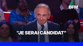 Présidentielle: Éric Zemmour annonce sur BFMTV qu'il "sera candidat" en 2027