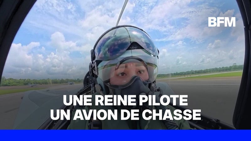 Thaïlande: elle devient la première reine au monde à piloter un avion de chasse