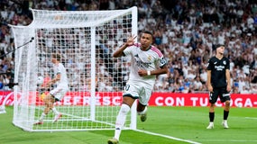 Kylian Mbappé a inscrit un triplé face à la Real Sociedad, le 26 août 2026