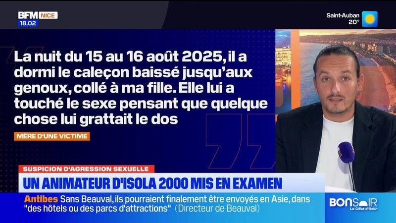 L'animateur d'un camp de vacances estivales à Isola 2000 a été mis en examen