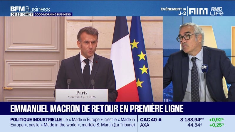 La tribune politique : Emmanuel Macron de retour en première ligne - 22/09