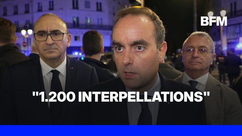 17 octobre: Sébastien Lecornu annonce un nouveau bilan de 1.200 interpellations dans tout le pays