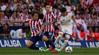 Le tacle non sanctionné de Kang-In Lee sur Federico Valverde lors d'Atlético-Real Madrid (2-1, Liga), le 20 septembre 2026