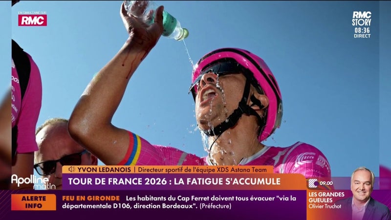 Tour de France 2026 : la fatigue s'accumule