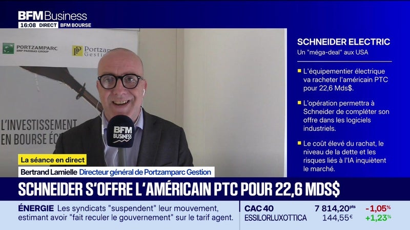 Schneider plonge après la plus grosse acquisition de son histoire - 05/10