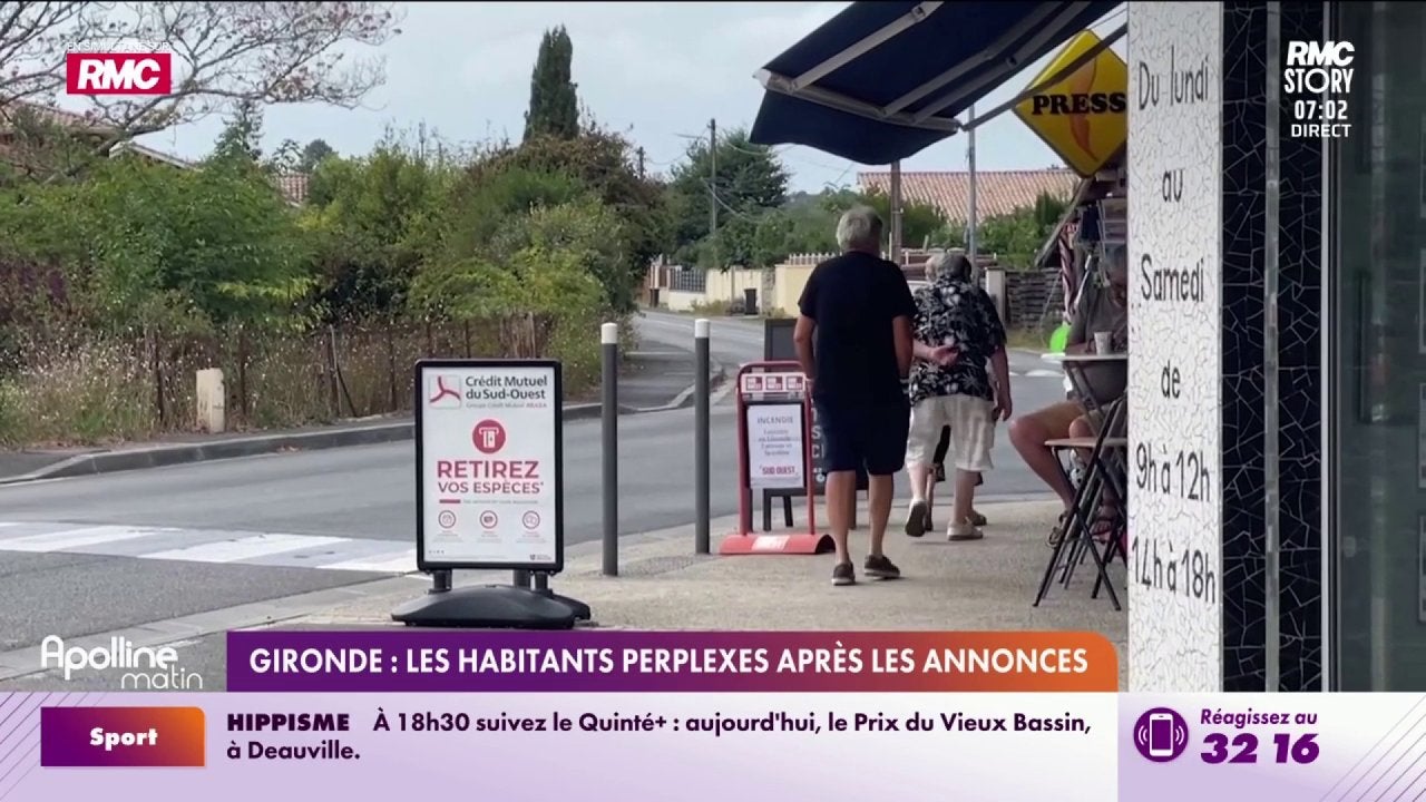 Gironde : Les habitants perplexes après les annonces