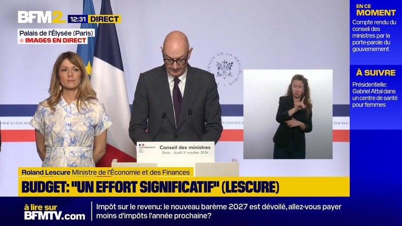 "C'est un budget négociable": Roland Lescure appelle députés et sénateurs à être "responsables" dans les débats sur le budget