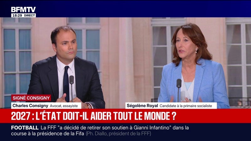 Ségolène Royal, candidate à la primaire socialiste: "Il n'y a qu'une seule guerre légitime, c'est la guerre contre le réchauffement climatique"