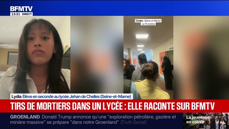 Mobilisation lycéenne: à Chelles, des mortiers ont été tirés dans la cour de récréation