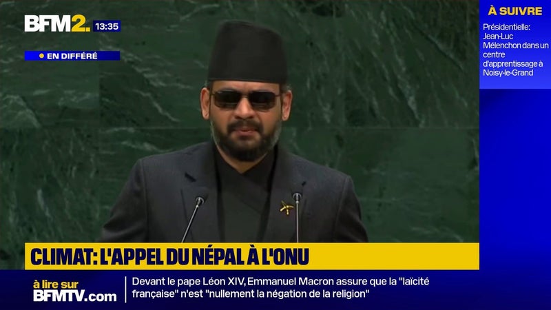 "Une mise en garde pour le monde": l'alerte du Népal à l'ONU face à l'urgence climatique