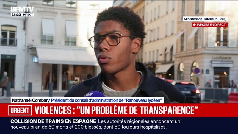 Réunion avec Laurent Nuñez: les syndicats lycéens évoquent "un manque de transparence" sur le maintien de l'ordre