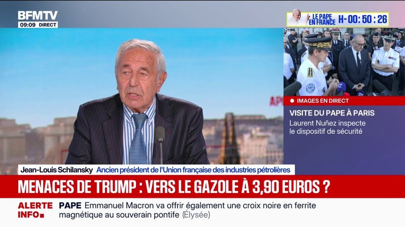 "Ce serait un cataclysme pour la France": Jean-Louis Schilansky, ancien président de l'UFIP, sur les menaces de Donald Trump de bloquer les exportations de diesel américain