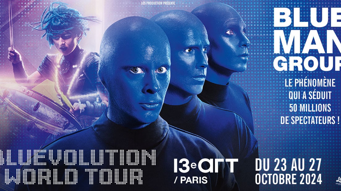 A GAGNER : vos invitations pour le concert BLUE MAN GROUP du 27 Octobre