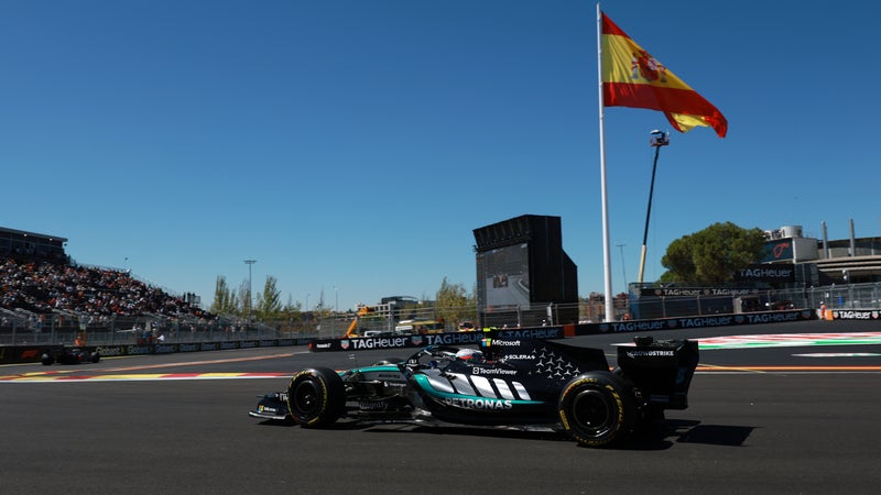 Le pilote de F1 Kimi Antonelli sur le Madring a Madrid le 11 septembre 2026 2346907