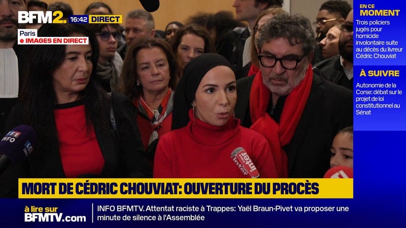 Mort de Cédric Chouviat: "C'est la première fois qu'on a l'impression que la justice nous entend", réagit sa fille Sofia Chouviat