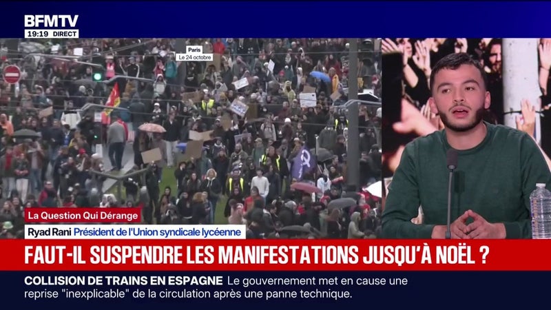 Colère lycéenne et étudiante: "On demandait un plan d'urgence national sur le bâti scolaire", affirme Ryad Rani (Union syndicale lycéenne)