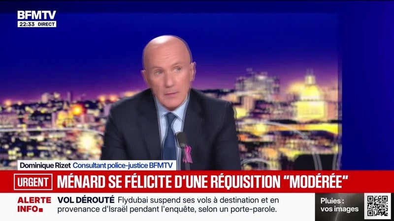 Ménard se félicite d'une réquisition "modérée" - 30/09