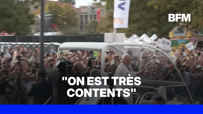 "Il a porté un message d'espoir pour la jeunesse": le pape était en visite à Metz pour parler d'Europe et de paix