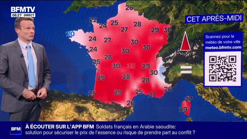 Une nouvelle journée de chaleur sur l'ensemble du pays: la météo de ce dimanche 27 septembre