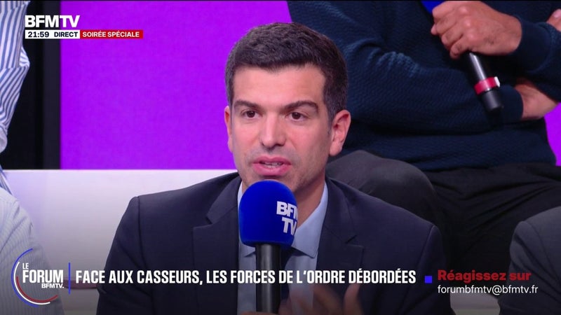 FORUM BFMTV - Violences le week-end du 17 octobre: "Les bâtiments publics ont été détruits, donc ce sont nos impôts qui vont augmenter", affirme Jonas Haddad, porte-parole du parti "Les Républicains"