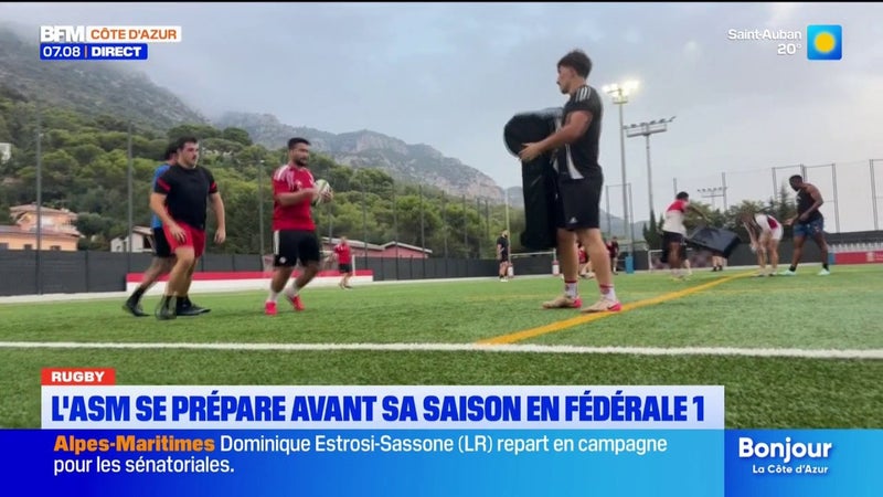 L'AS Monaco Rugby se prépare avant sa saison en Fédérale 1