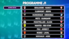 Ligue 2 : C'est parti pour la saison 2026/27, le programme de la J1