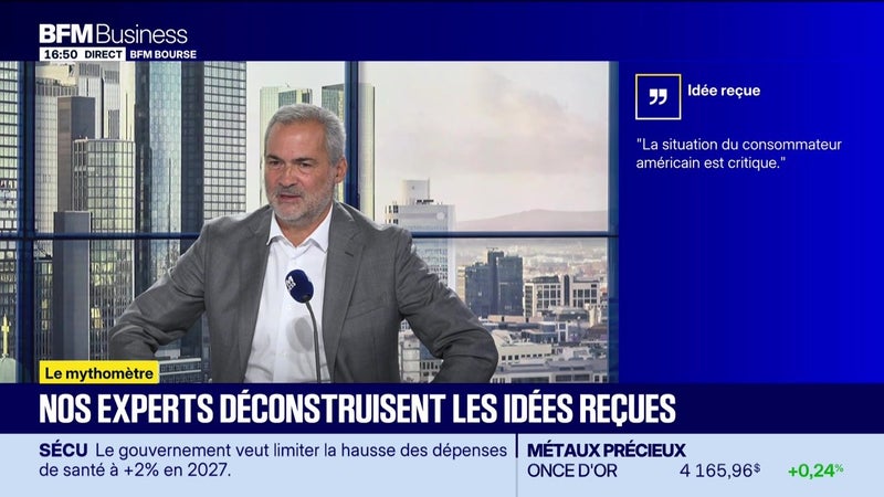 Mythomètre : "La situation du consommateur américain est critique !''. FAUX répond David Kruk - 01/10