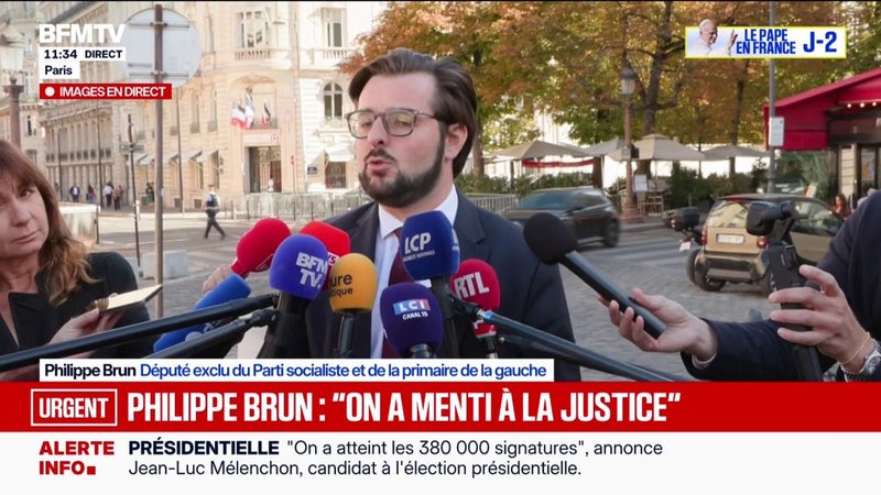 Primaire socialiste: le député écarté Philippe Brun dénonce "un coup monté"