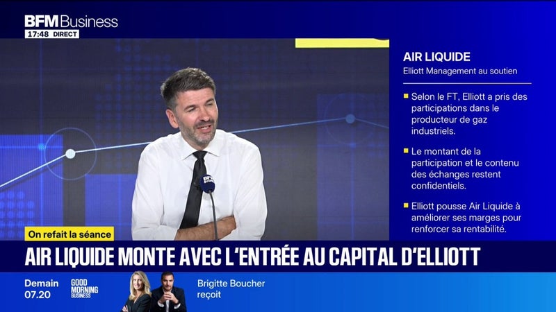 Air Liquide monte avec l'entrée au capital d'Elliott