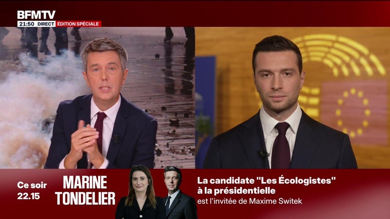 Bardella dénonce "la sauvagerie" des casseurs - 20/10