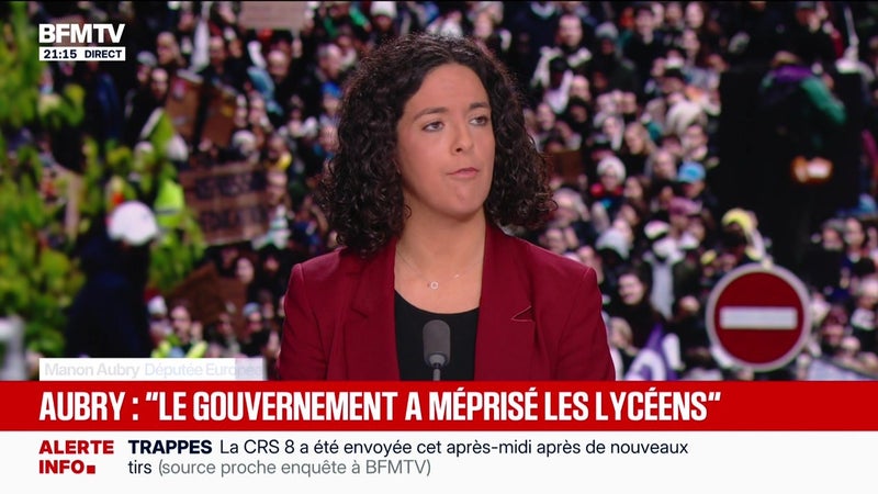 Aubry : "le gouvernement a méprisé les lycéens" - 25/10