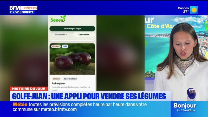 L’histoire du jour avec Eve Jouneau - Golfe-Juan: une application pour vendre ses légumes
