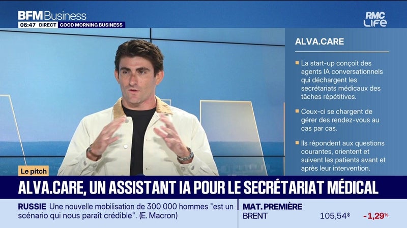 Le Pitch : Alva.care, un assistant IA pour le secrétariat médical - 25/09