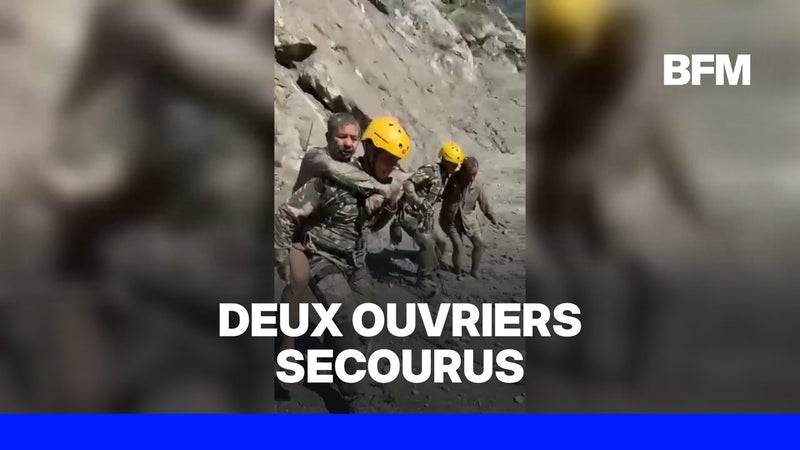L'armée népalaise sauve des personnes coincées dans un tunnel d'une centrale hydroélectrique