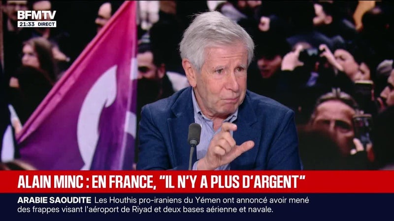 Alain Minc : en France, "Il n'y a plus d'argent" - 25/10