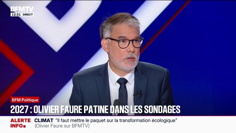 Olivier Faure, Premier secrétaire du Parti socialiste et candidat à la primaire socialiste: "Bien sûr que je pense que je peux gagner" la présidentielle