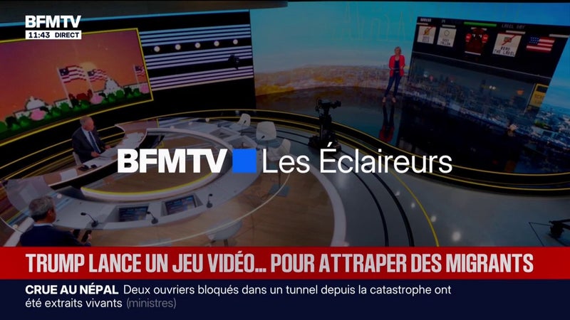 LES ÉCLAIREURS - La Maison Blanche crée des jeux vidéo sur les expulsions d'immigrés