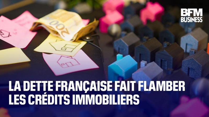 La dette française fait flamber les crédits immobiliers