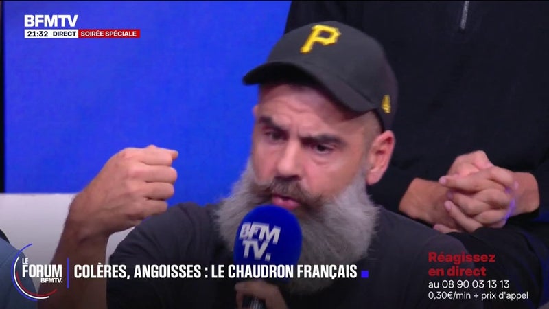 FORUM BFMTV - "Quand on va à l'hôpital, il n'y a pas de docteur et quand on va à l'école, il n'y a pas de prof", observe Jérôme Rodrigues, figure du mouvement des Gilets jaunes