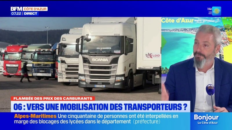 Carburants : vers une mobilisation des transporteurs dans les Alpes-Maritimes ?
