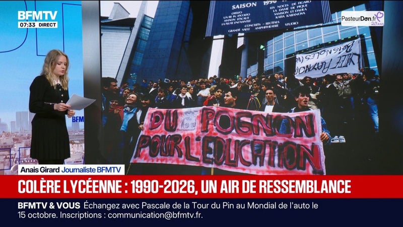 Colère lycéenne: 1990-2026, un air de ressemblance