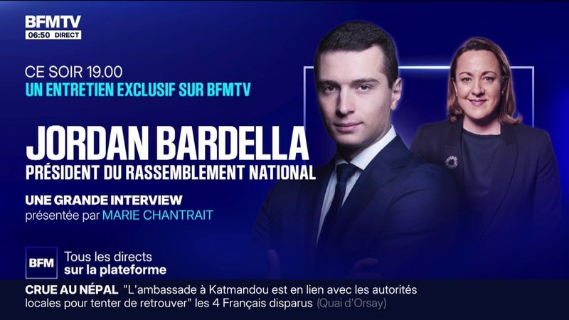 "Il n'entend pas faire la potiche": quelle place occupera Jordan Bardella dans la campagne présidentielle de Marine Le Pen?